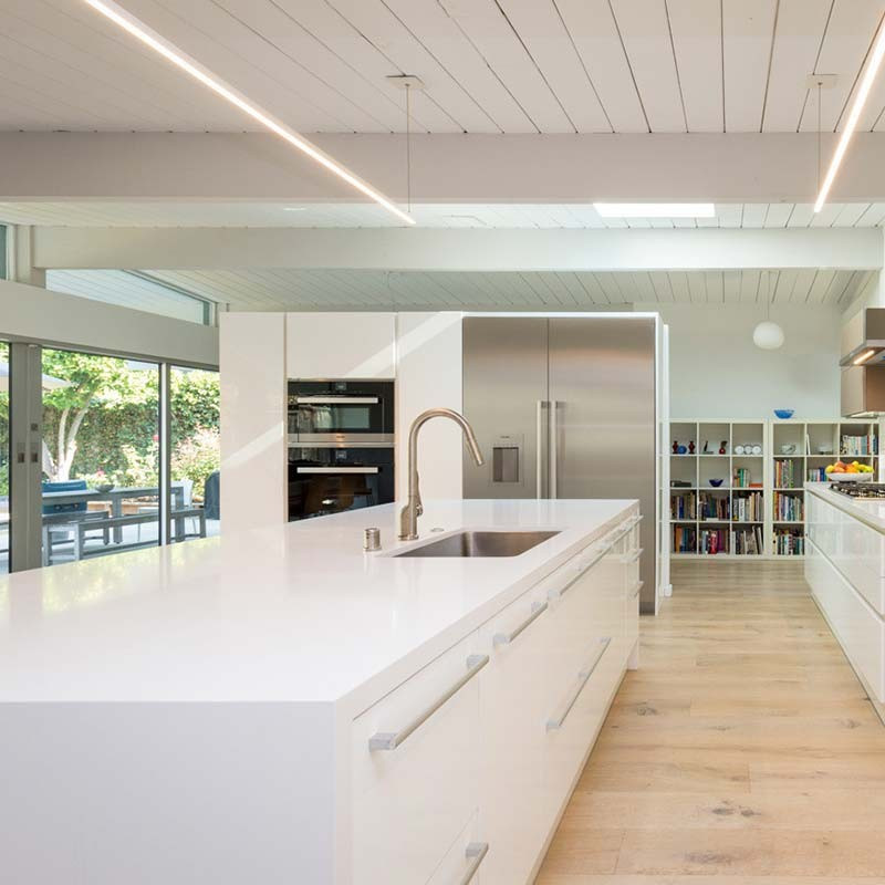 Plan de travail en Quartz Silestone® Blanco Zeus